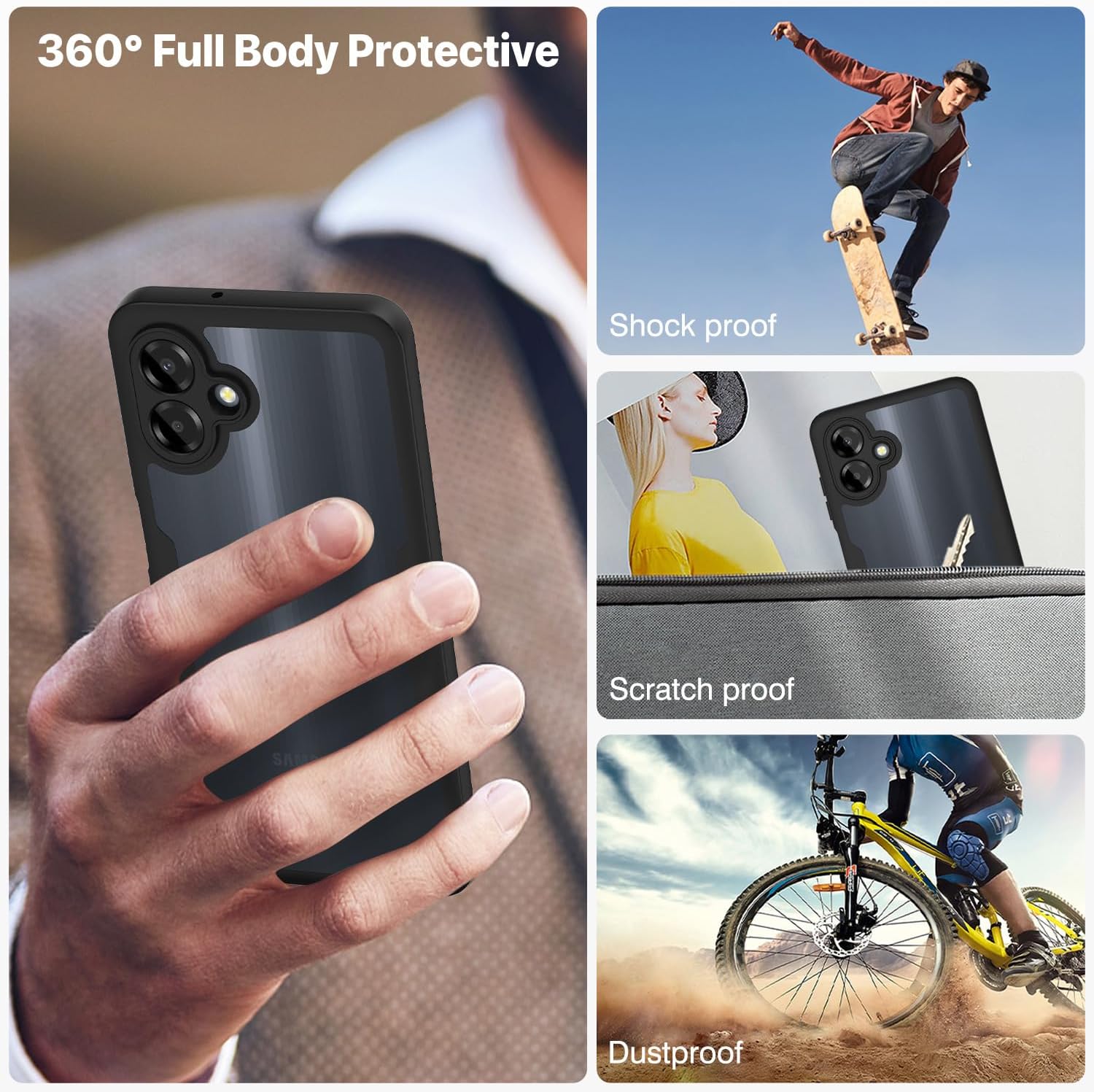 Thumbnail 5 de CENHUFO Samsung A07 case with screen protector