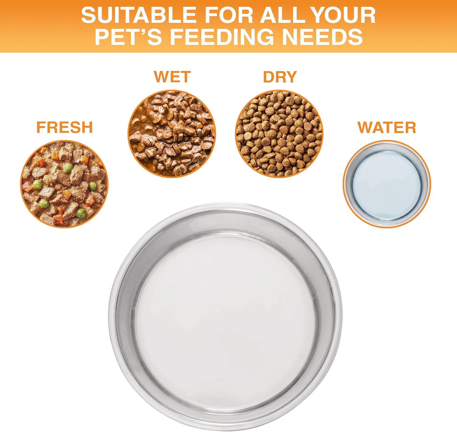 Thumbnail 6 de Neater Pet Brands 121-245-02 Stainless Steel Dog Bowls, 6-Cup, Set of 2