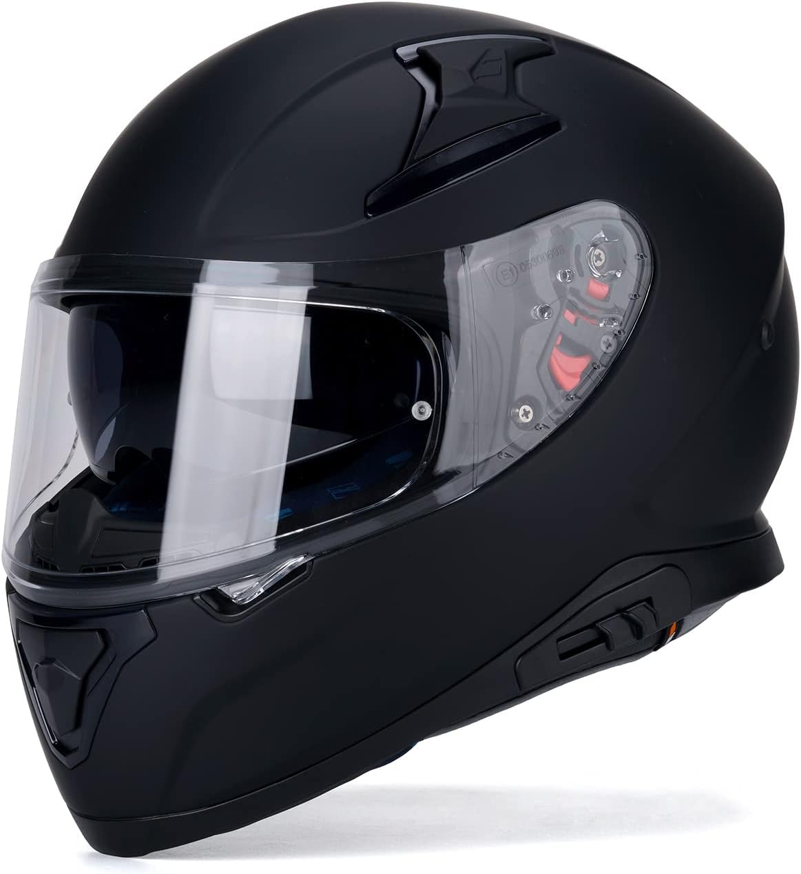 Thumbnail 4 de HAX Impulse Droid Pink Full Face DOT-Approved Motorcycle Helmet (XXL) with Dual Rear Wing, Pinlock Ready
