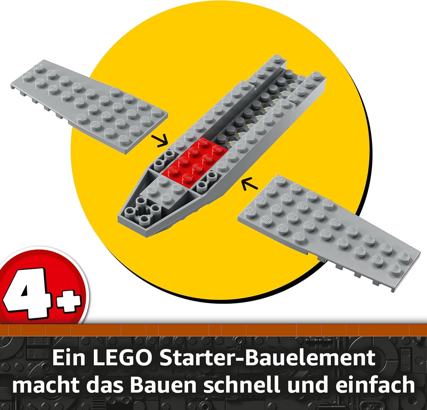 Thumbnail 2 de LEGO Star Wars 75410 Mandos und Grogus N-1 Starfighter – Einstiegsset mit The Mandalorian, Grogu und R5-D4