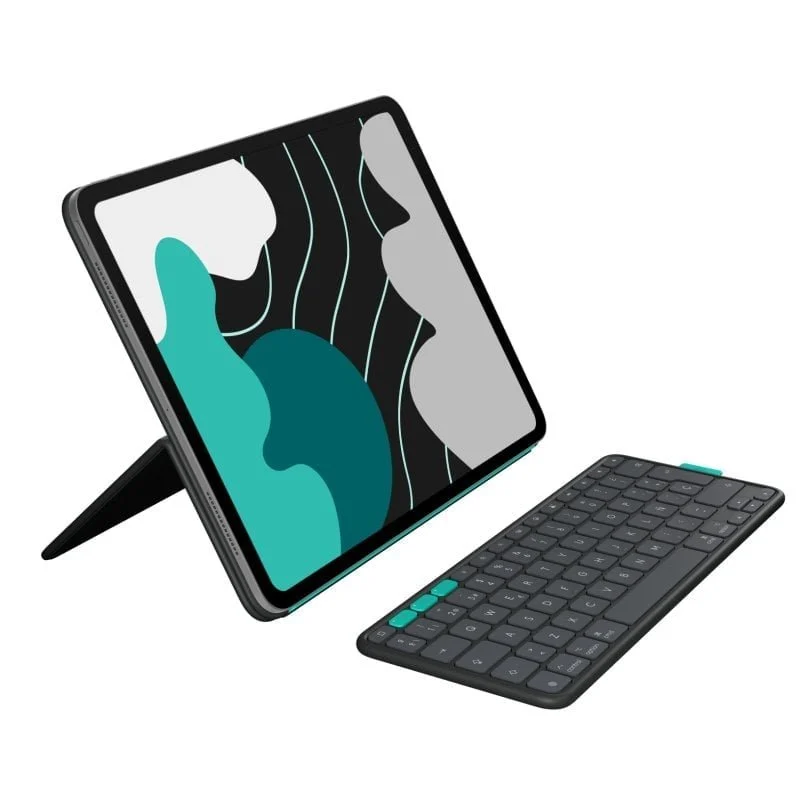 Detalle de Logitech Flip Folio: funda con teclado para iPad Pro M4 y iPad Air 13" (M2/M3) 2024/2025