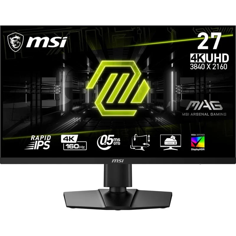 Detalle de MSI MAG 274UPF E2: monitor 27" IPS 4K 160 Hz HDR400 para gaming y productividad