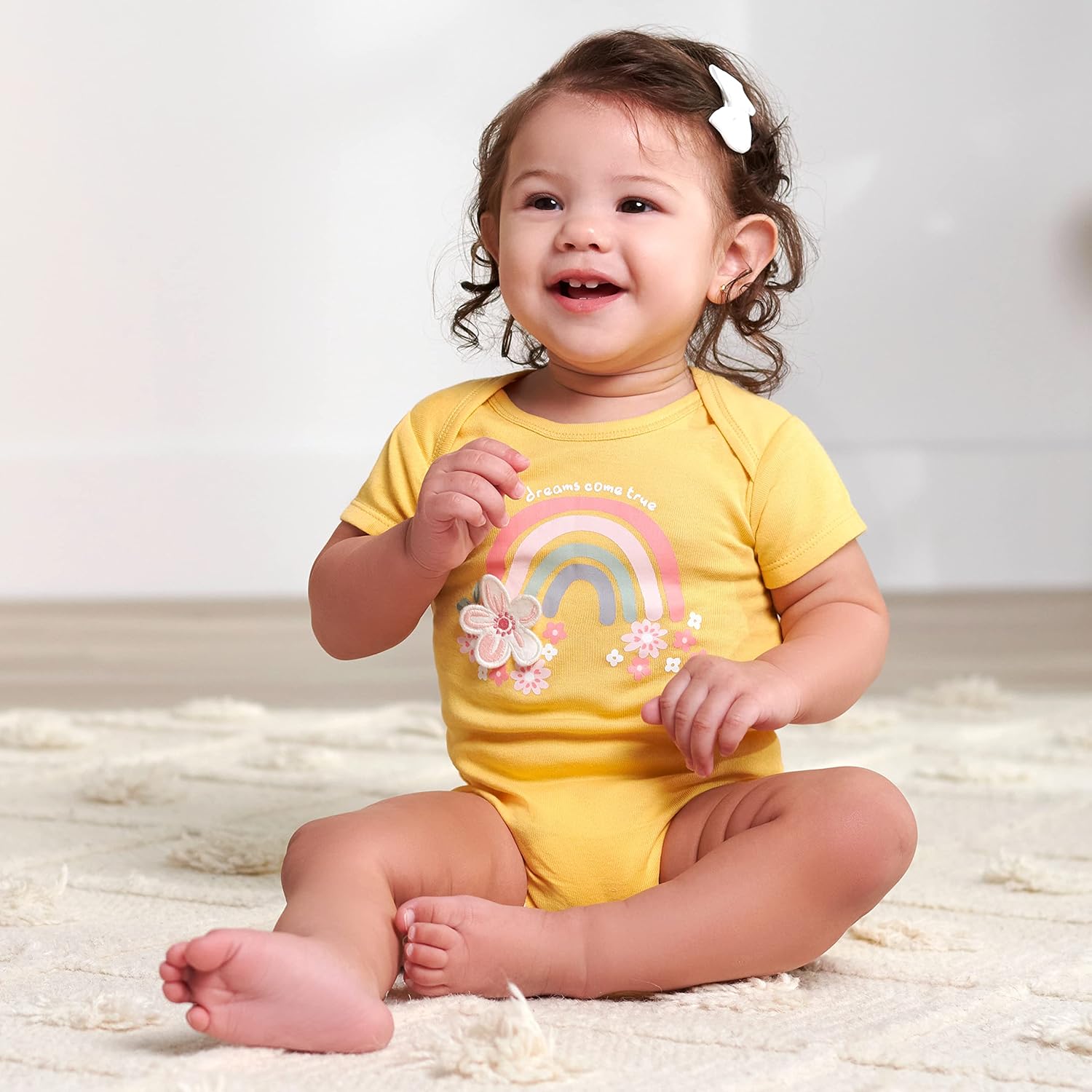 Detalle de Gerber Pacco da 5 Body a Maniche Corte per Bimba 0–24 Mesi