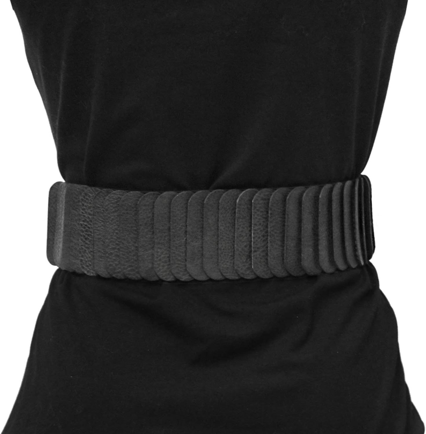 Thumbnail 2 de Glamexx24 Cintura elastica da donna lunga: cintura larga per vestiti, cappotti e outfit chic