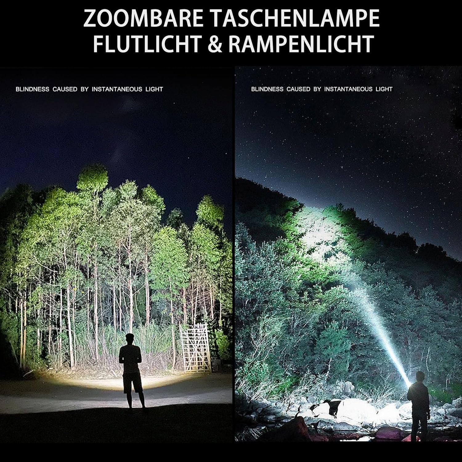 Detalle de ASORT T50 Taschenlampe, 990.000 Lumen