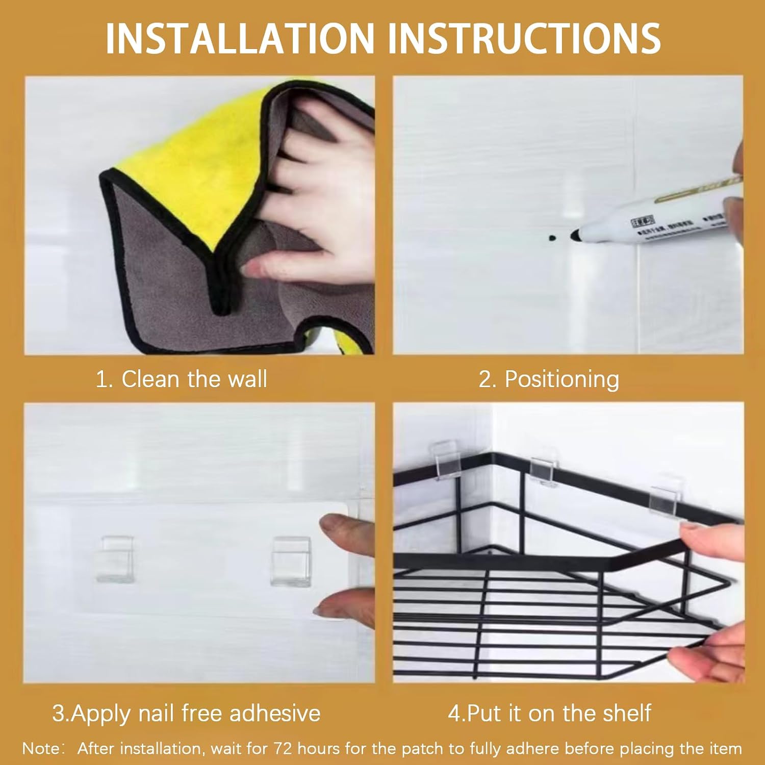 Thumbnail 6 de IOUGDSEC Stainless Steel Shower Caddy
