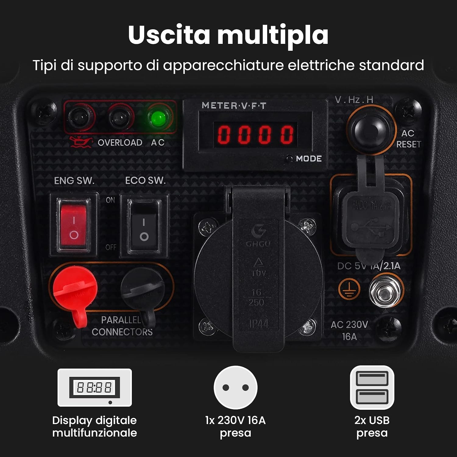 Thumbnail 6 de maXpeedingrods MXR1200 1200 W Generatore portatile