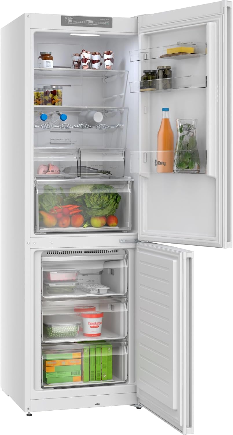 Detalle de Balay 3KFE553WI: Frigorífico combinado NoFrost de 326 L en blanco