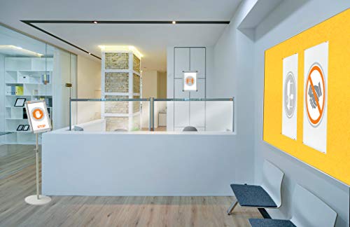 Thumbnail 10 de Nobo 1902214 Tablón de pared A4 con marco aluminio 📌