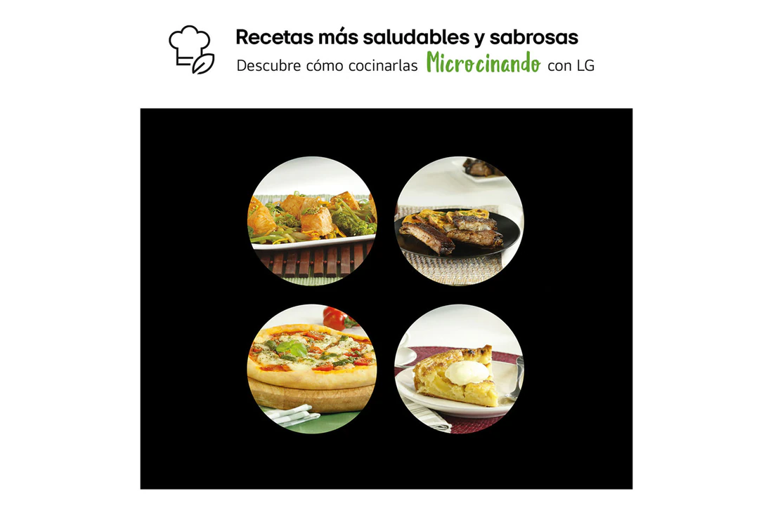 Detalle 1 de LG MH6032GAS microondas con grill