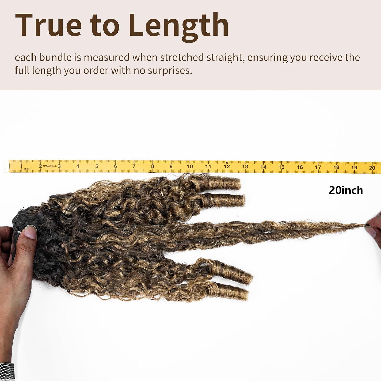Detalle de ASHINE Burmese curly hair bundles 300g