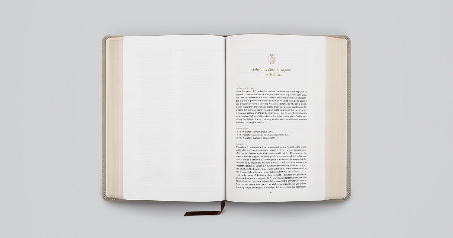 Thumbnail 6 de ESV Beholding Christ Bible with 365 Readings by Nancy Guthrie, TruTone