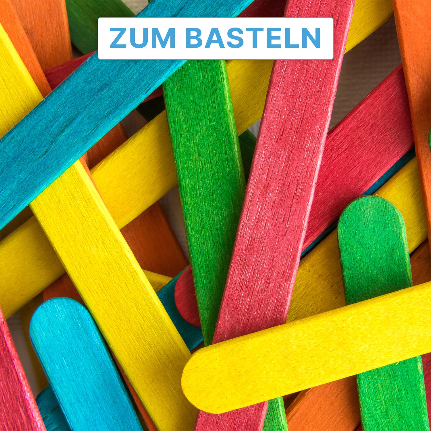 Thumbnail 4 de ARNOMED Holzspatel (100x) aus Birke – Holzstäbchen für Eis, Basteln & Waxing