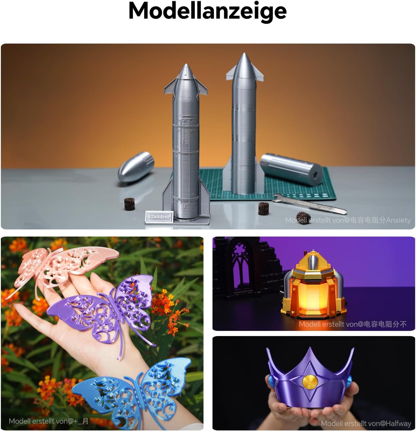 Thumbnail 5 de ANYCUBIC Silk PLA Filament 1,75 mm – Seide-Optik in Weihnachtsgrün, 1 KG