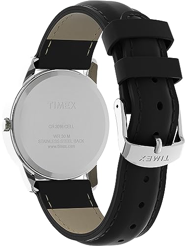 Detalle 2 de Timex T2H281 Gents Classic Watch with Black Leather Strap