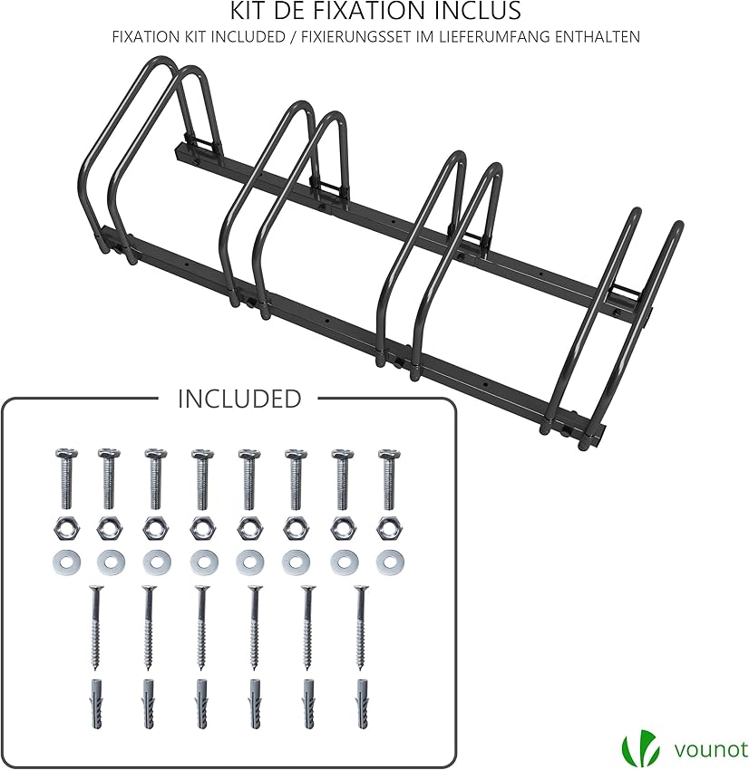 Thumbnail 6 de VOUNOT soporte para bicicletas 5 unidades