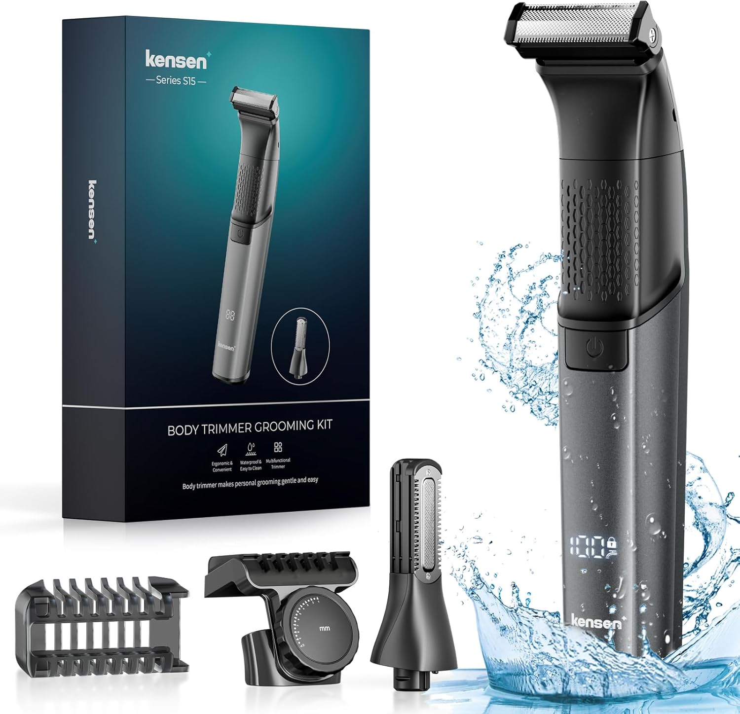 Detalle de Kensen Tondeuse Corps Homme Rasoir Intime