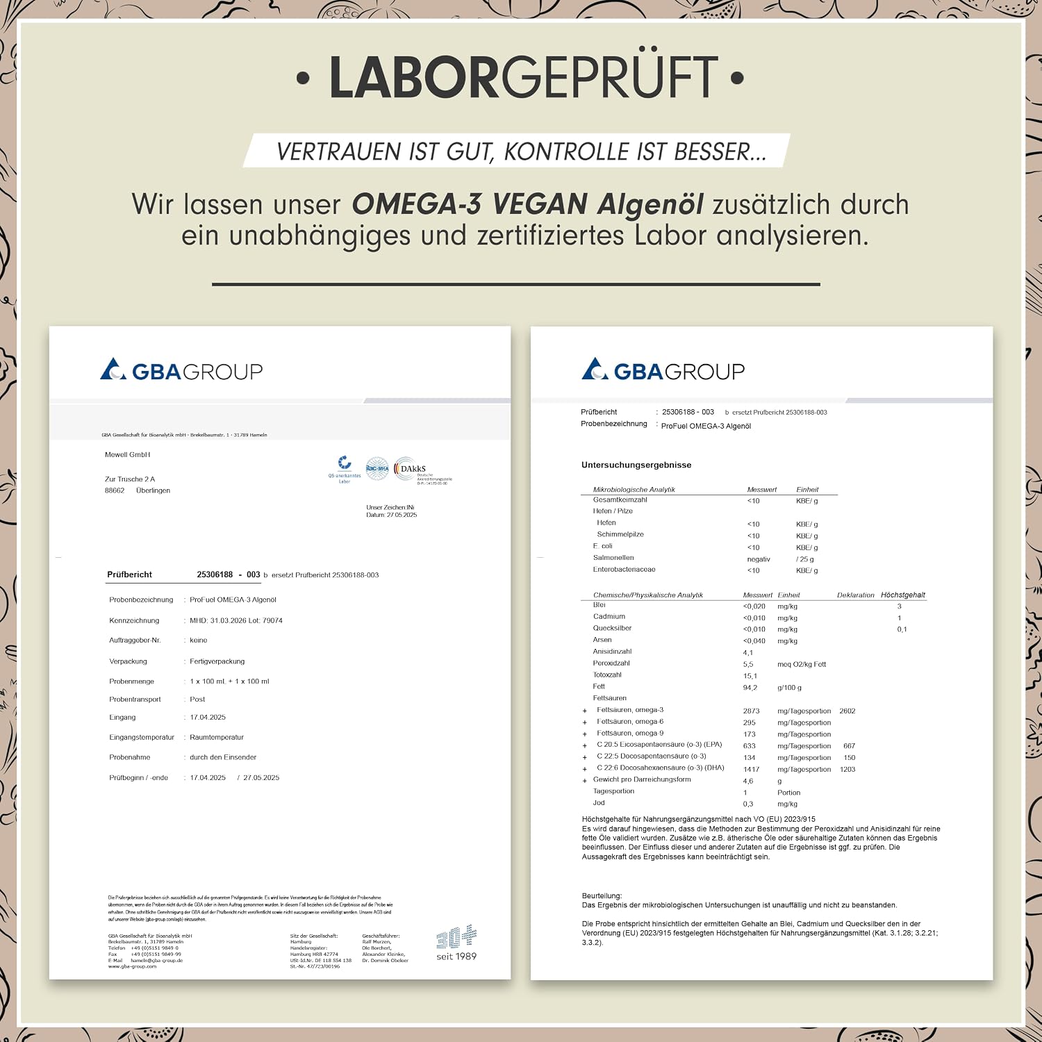 Thumbnail 4 de Omega-3 Algenöl 100 ml Hochdosiert