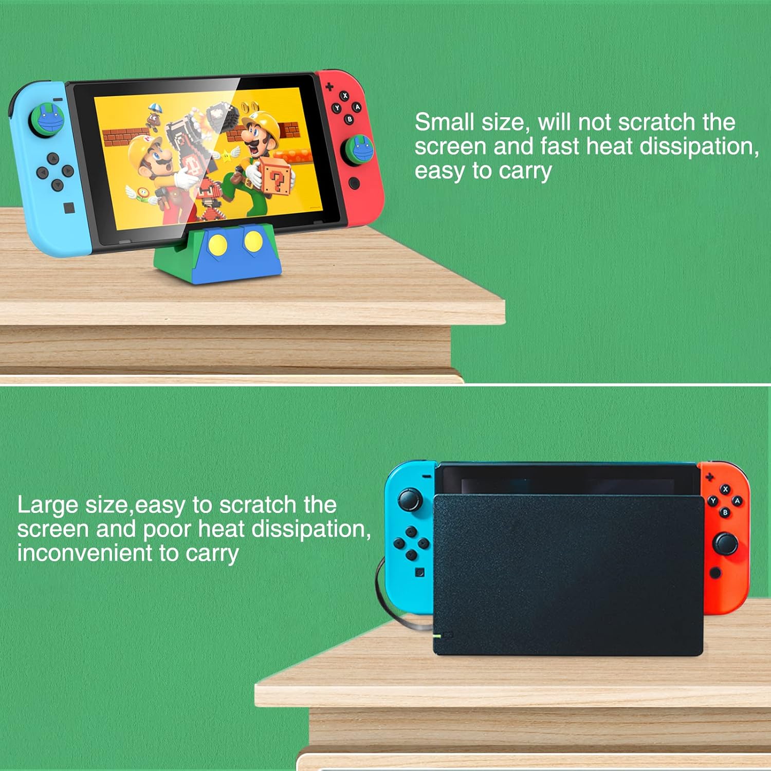 Thumbnail 3 de HEIYING Switch Ladestation für Nintendo Switch/Lite/OLED – tragbarer Typ‑C Standfuß zum einfachen Laden