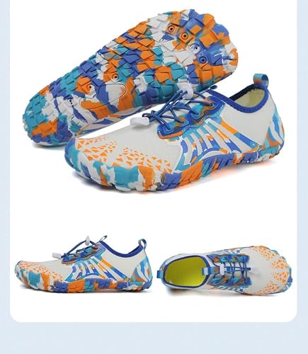 Thumbnail 6 de Unisex Zapatos Descalzos ZiITOP – Sandalias anfibias ligeras para playa, yoga y actividades acuáticas (Blanco, 44EU)