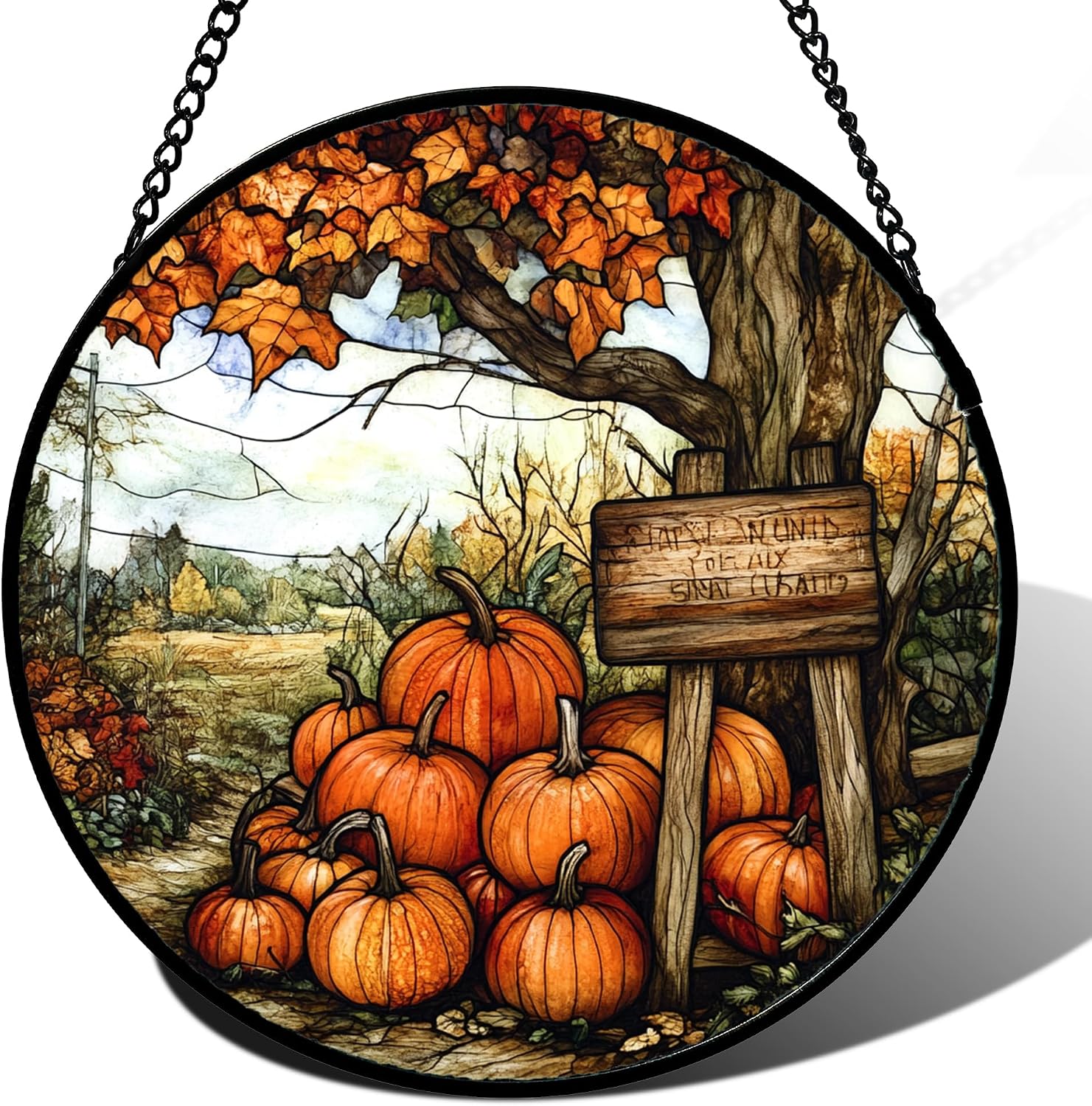 Detalle 2 de Stained Glass Suncatcher, 15-Inch
