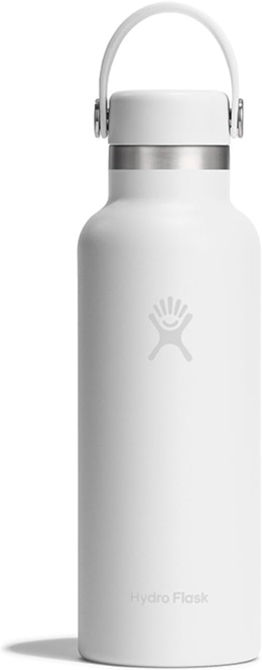 Detalle 2 de Hydro Flask Standard Mouth 24oz ステンレスボトル 709ml・ホワイト