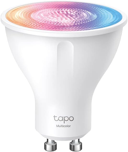 Detalle de Tapo TP-Link smarte GU10 WLAN-Glühbirne L630 – 3,7 W, 350 lm, 16 Mio Farben, dimmbar