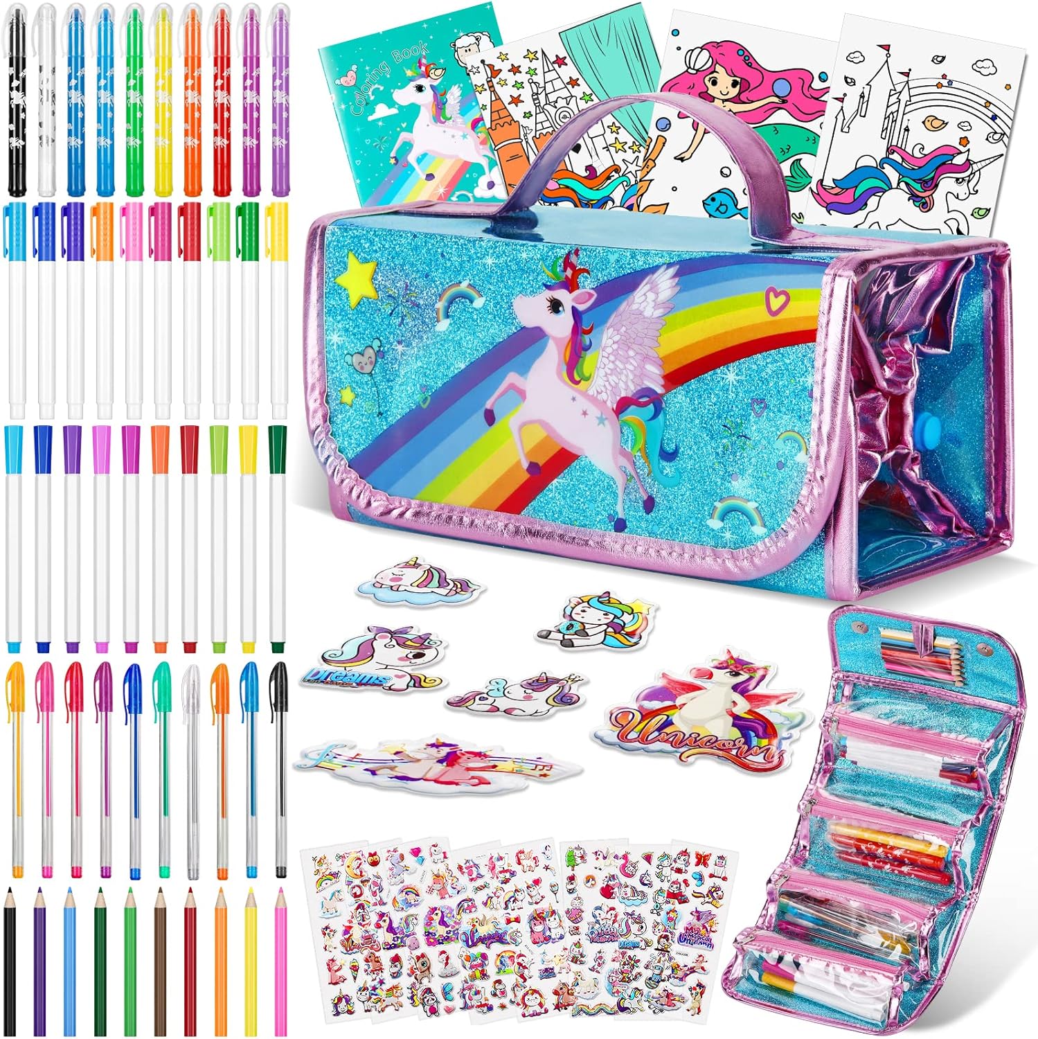 Thumbnail 6 de Auney Estuche Escolar Unicornio 60 piezas
