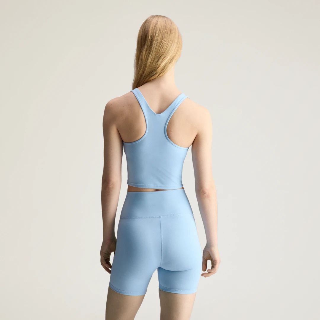 Thumbnail 1 de Camiseta técnica corta adidas by Stella McCartney Yoga – azul