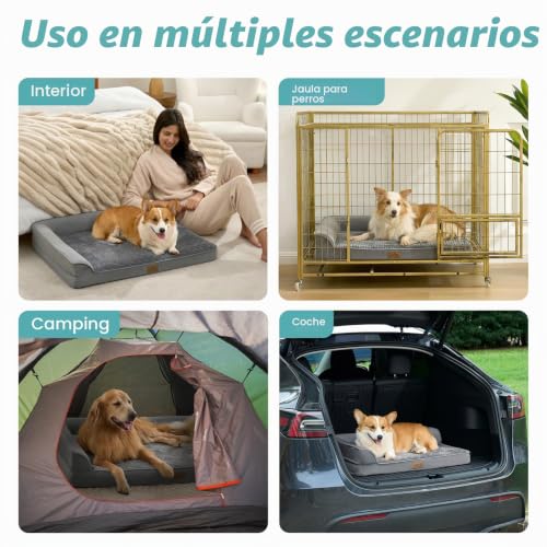 Detalle 1 de COZY KISS cama ortopédica para perros 112x81x18 cm