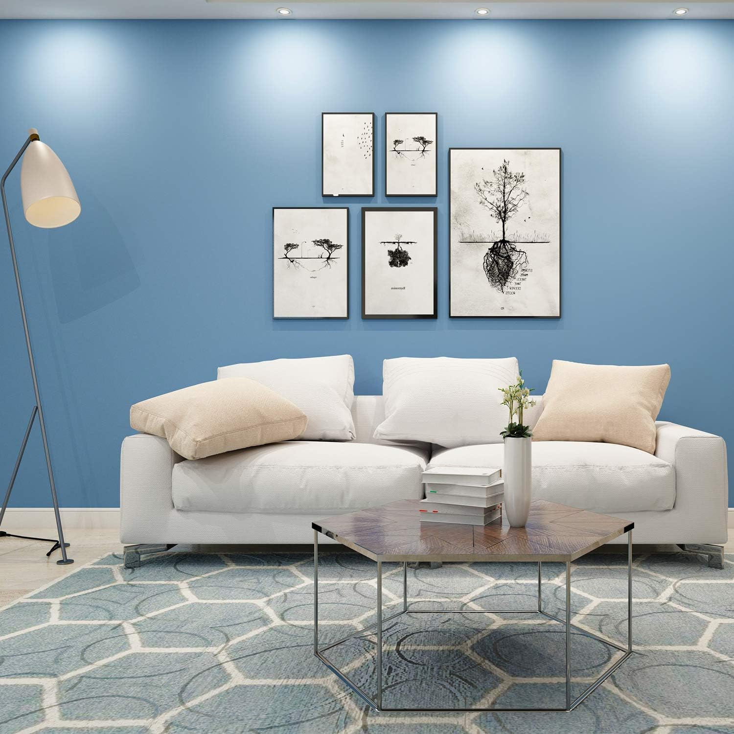 Thumbnail 4 de JUNSHI GU10 6W LED Bulbs (Cool White 6500K) – 6-Pack, 50W Halogen Equivalent, 450LM, 120° (Non-Dimmable)