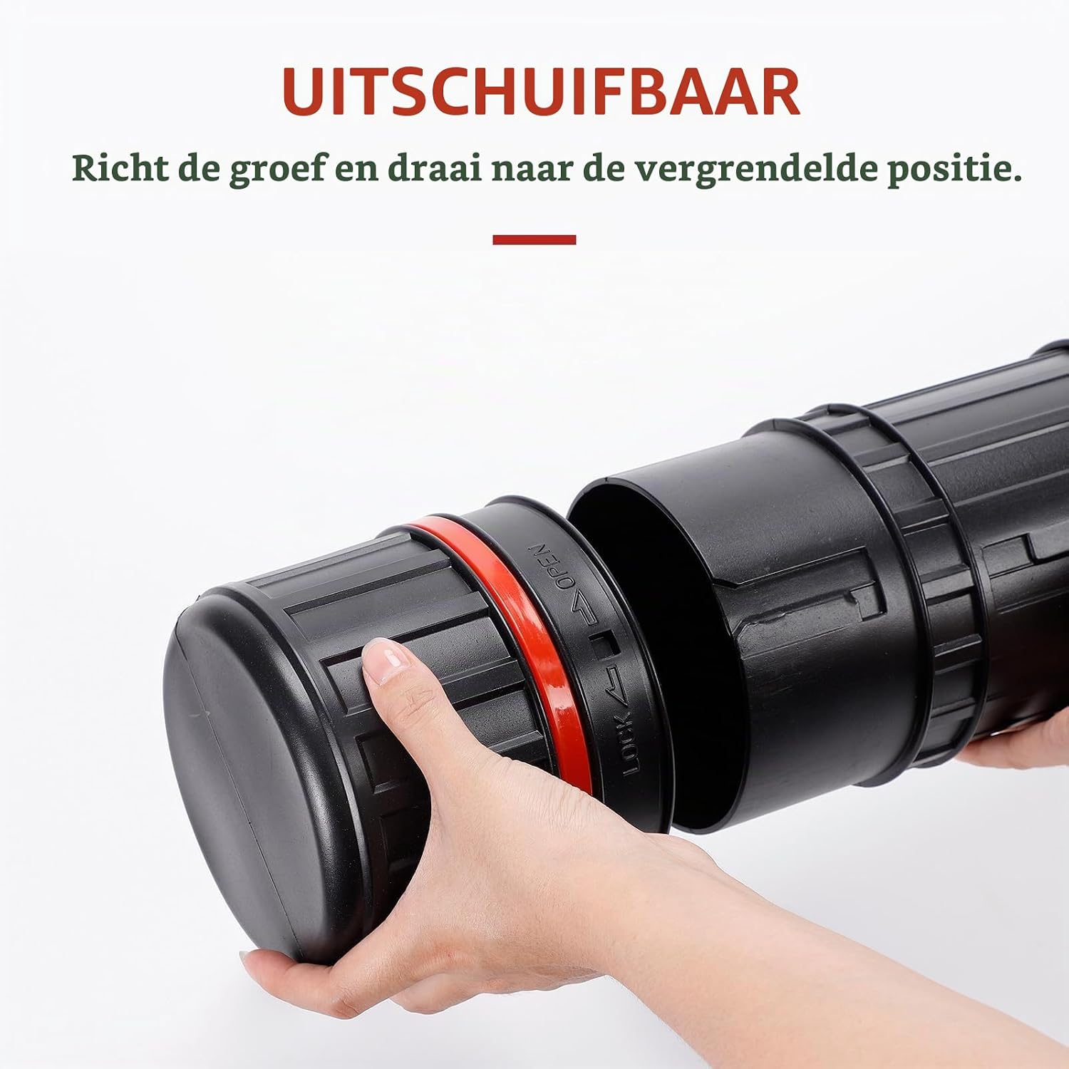 Thumbnail 6 de DEWEL CYX-2116-L telescopische posterrol voor A0, van kunststof
