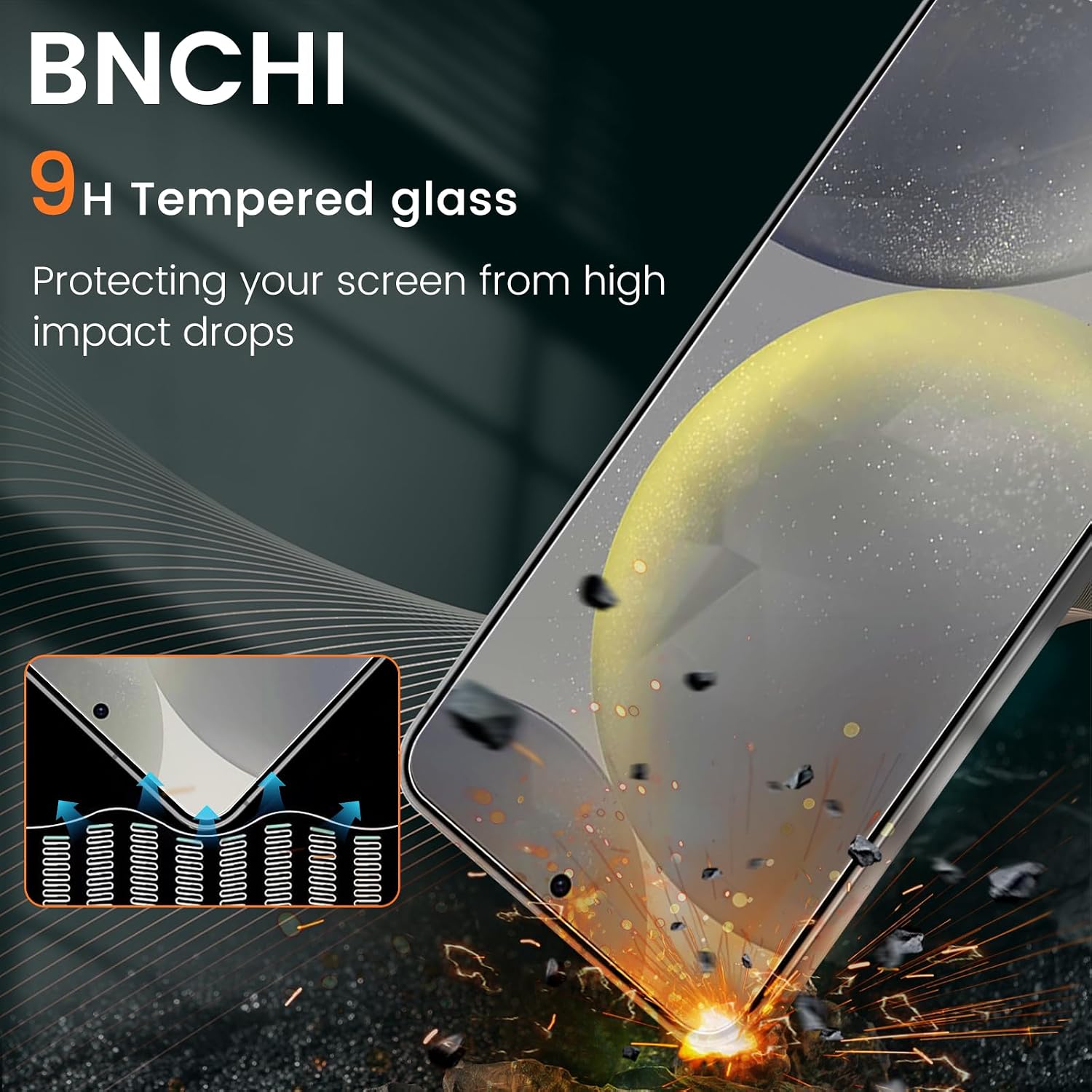 Detalle 1 de BNCHI matte screen protector for Samsung Galaxy S24