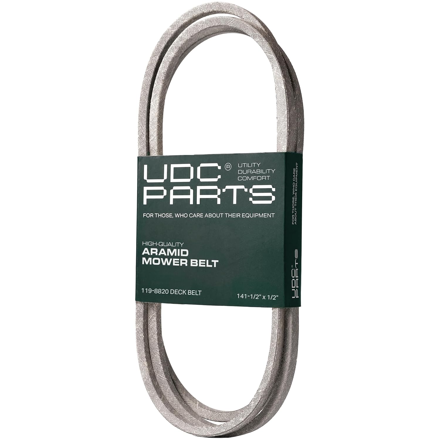 UDC Parts 119-8820 Deck Belt Replacement (141.1 in) for Toro TimeCutter & Exmark Quest 50 in mowers