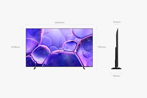 Detalle de Samsung TV 55 pouces Crystal UHD 55U8075F – 4K Smart TV, Gaming Hub et sécurité Knox