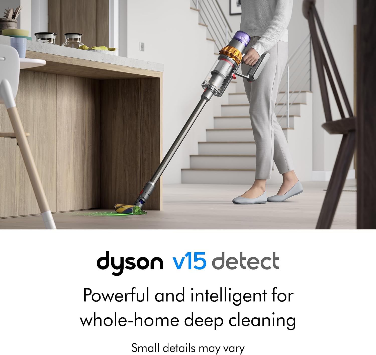 Detalle de Dyson cordless vacuum V15