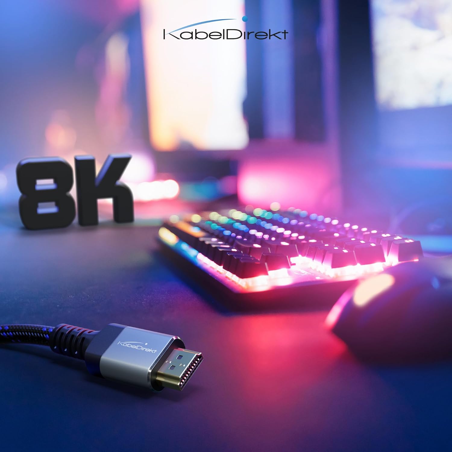 Thumbnail 5 de KabelDirekt 4K HDMI-Kabel (Stecker/Stecker) 12,5 m – High Speed für TV, Konsole & Blu-ray (4K@60Hz)