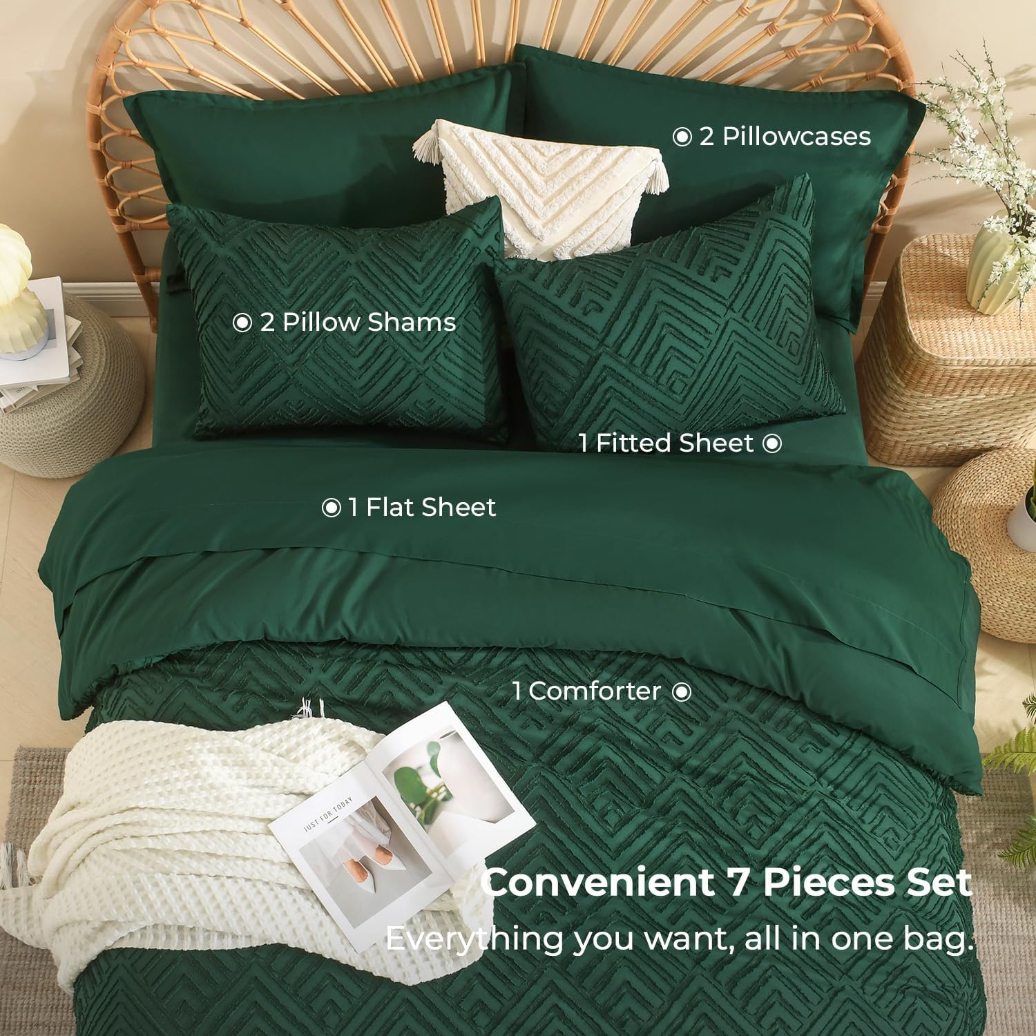 Detalle de Andency King Size Comforter 7-piece