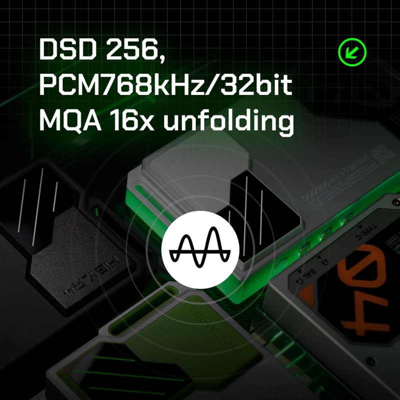 Detalle 2 de Hiby R4 Reproductor Hi-Res Android 12, plata