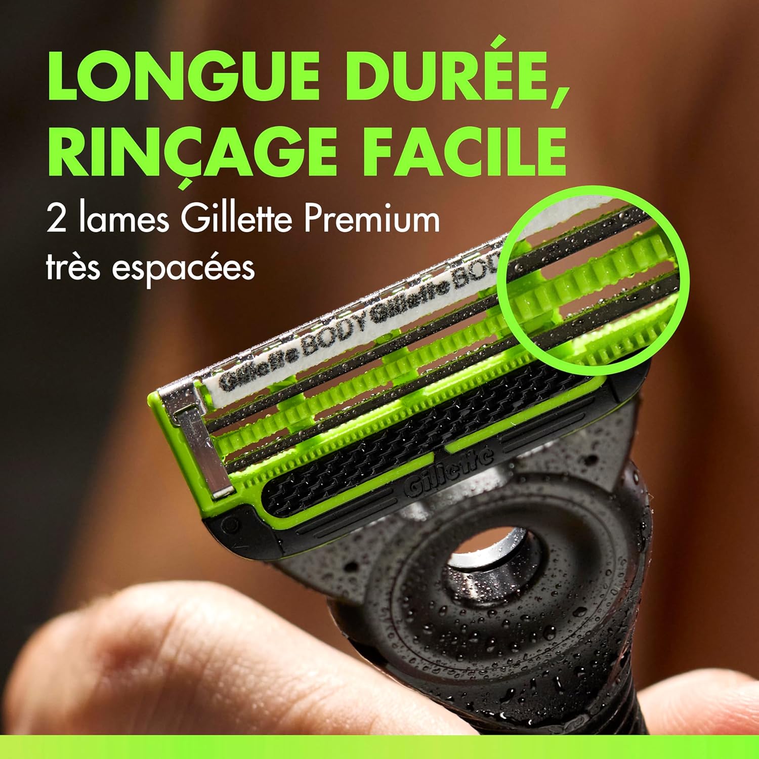 Thumbnail 4 de Gillette Labs Body + Intimate : 10 recharges de lames pour le rasage du corps et de la zone intime (2 lames)