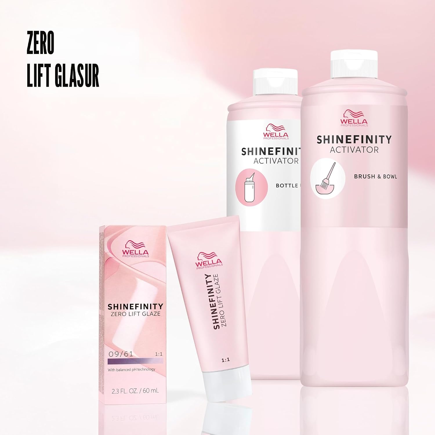 Detalle 2 de Wella Professionals Shinefinity Glaze 09/81 Cool Platinum Opal – haarschonende demi-permanente Glanz-Tönung (60 ml, vegan)