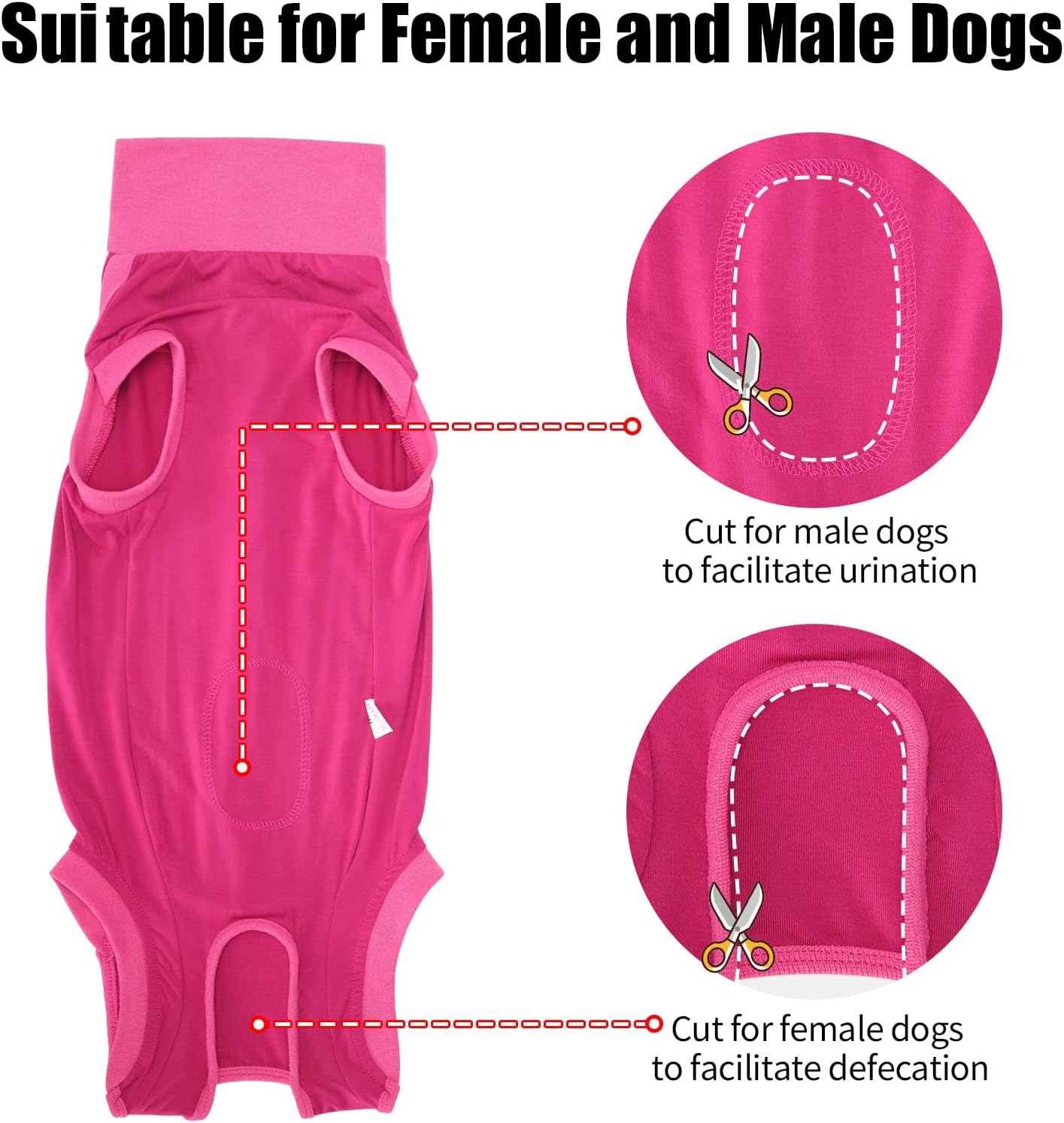 Thumbnail 1 de HEYWEAN Tutina post-operatoria Cane con accessi modulabili per sterilizzazione