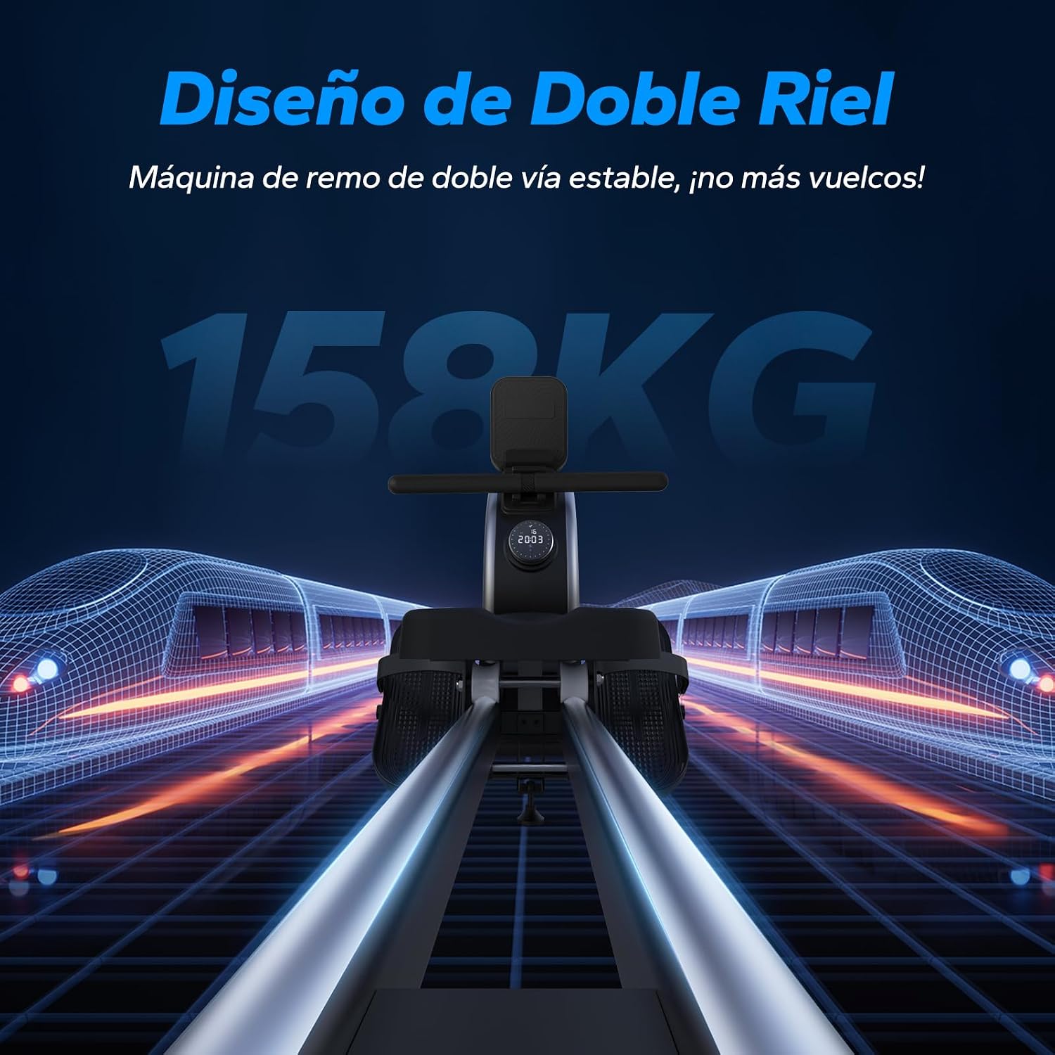 Thumbnail 6 de MERACH Q1S Pro Máquina de remo 16 niveles