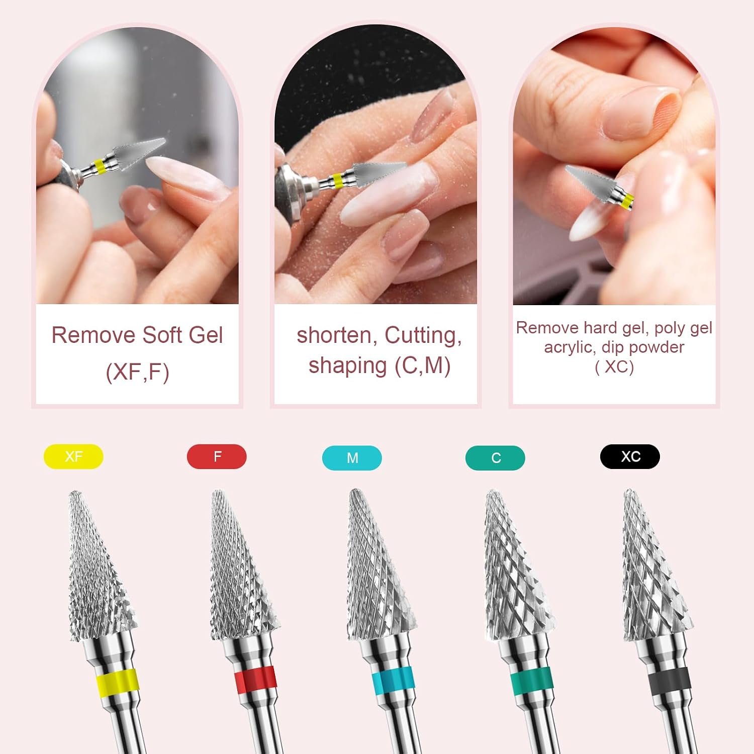 Detalle 2 de Clean Umbrella Carbide Cuticle Cleaner Bit, 3/32-inch