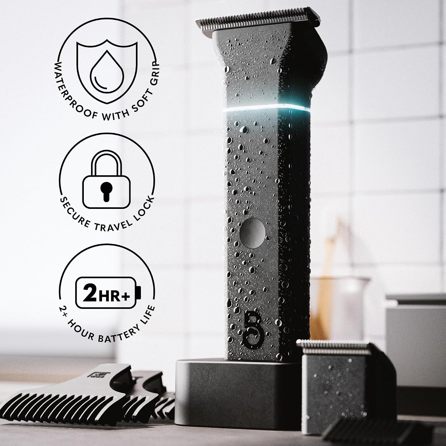 Detalle 2 de The Beard Club Manscape Body Hair Trimmer — Rechargeable 1️⃣ 🪒