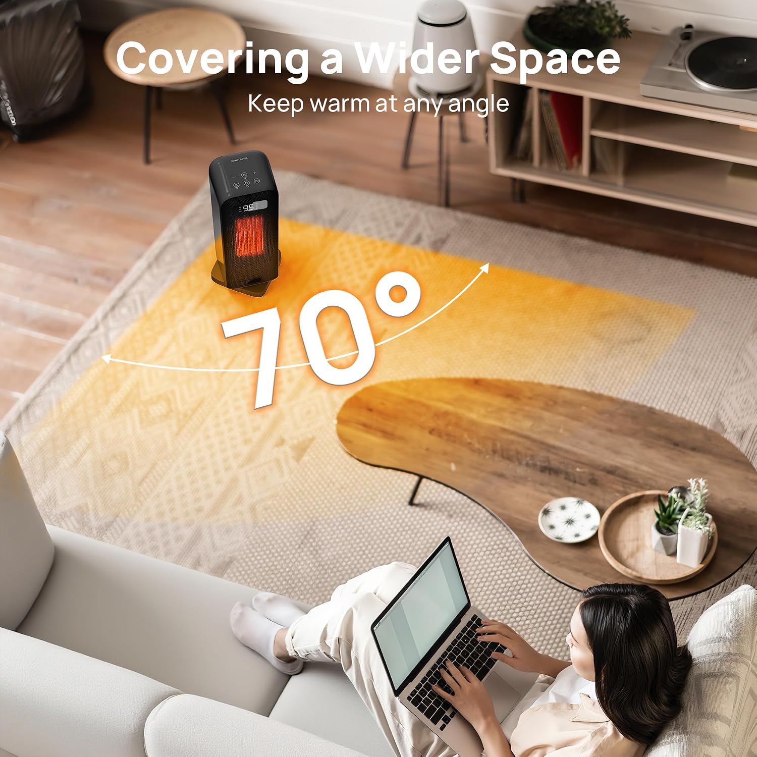 Thumbnail 4 de FLANUR Smart Portable 1500W heater with WiFi