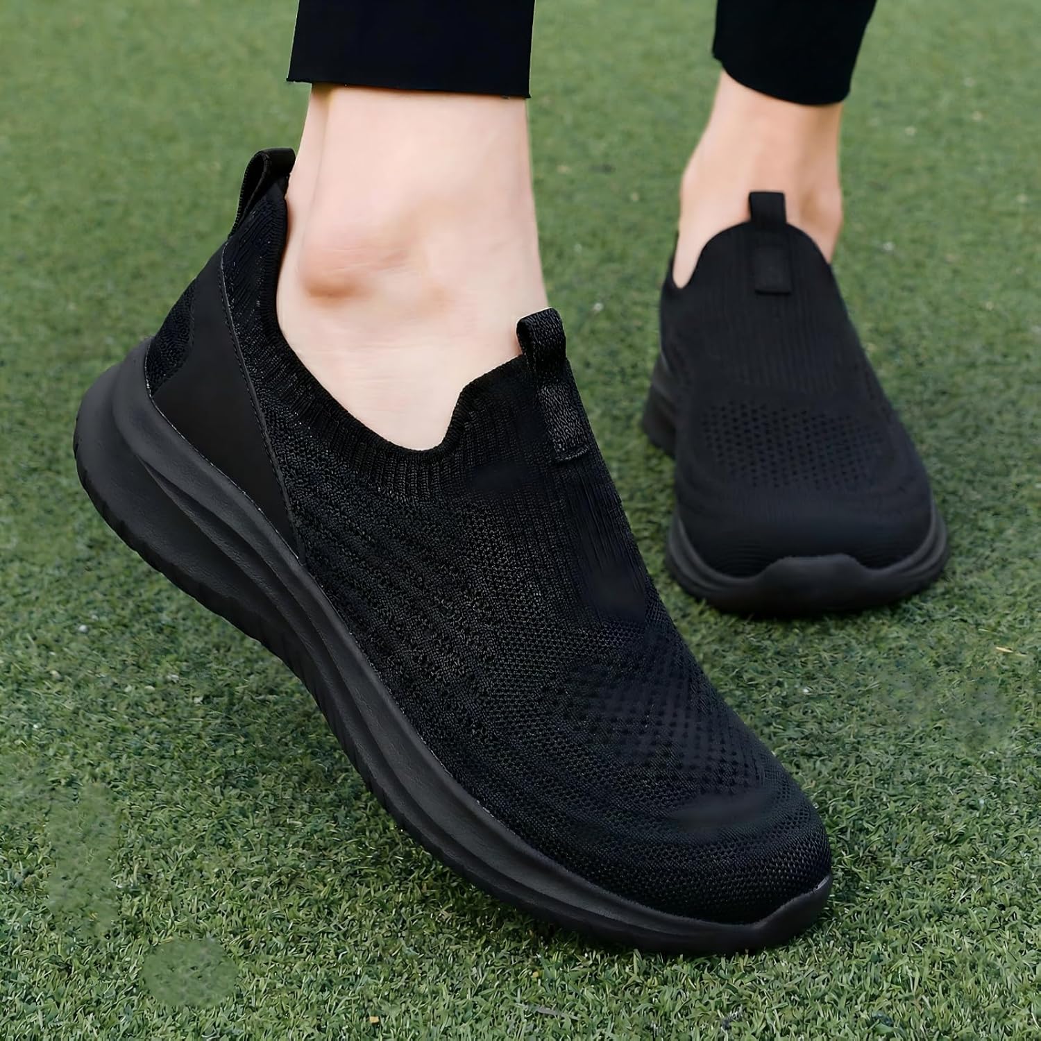 Thumbnail 2 de TIOSEBON Slip On Shoes Women: Lightweight Breathable Mesh Trainer with Memory Foam