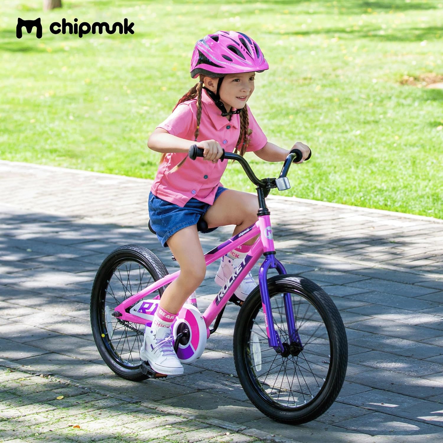 Thumbnail 4 de Chipmunk Kids Bike (12, 14, 16, 18 Inch) with Training Wheels for Ages 3–10