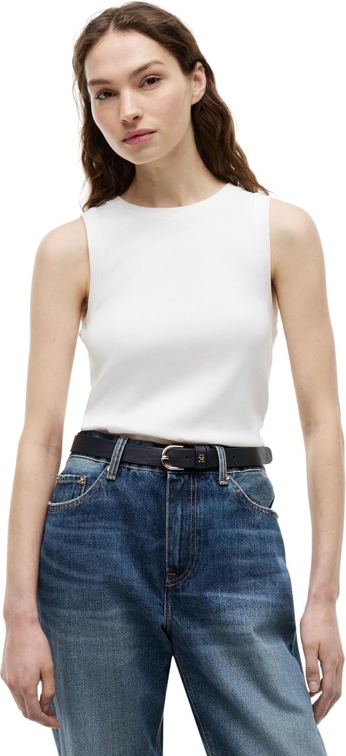 Detalle de Tommy Hilfiger Damen Multistripe Tank Top – 1er Pack WW0WW50025