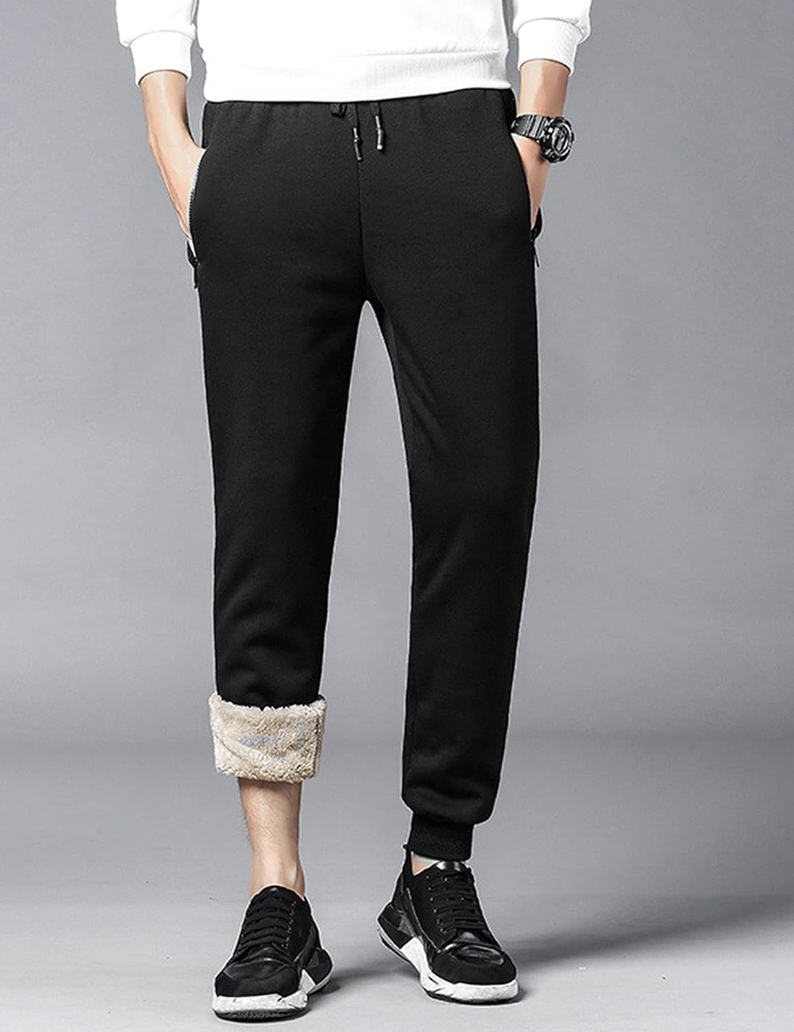 Thumbnail 2 de Yeokou Sherpa Lined Thermal Joggers
